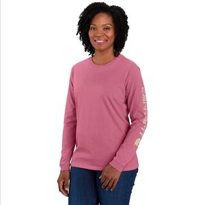NWT Carhartt Women’s Loose Fit Heavyweight Long Sleeve Graphic T-Shirt